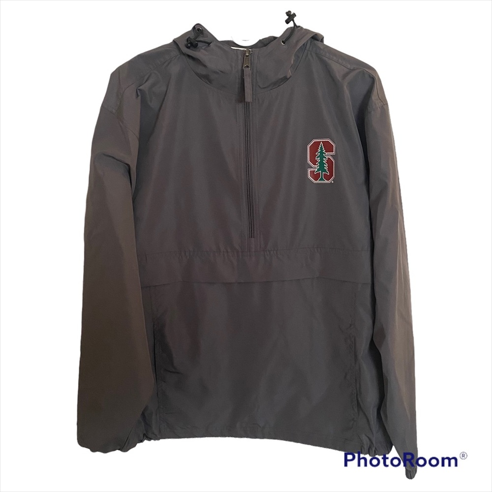 Woman’s Stanford Champion Quarter Zip Rain Jacket